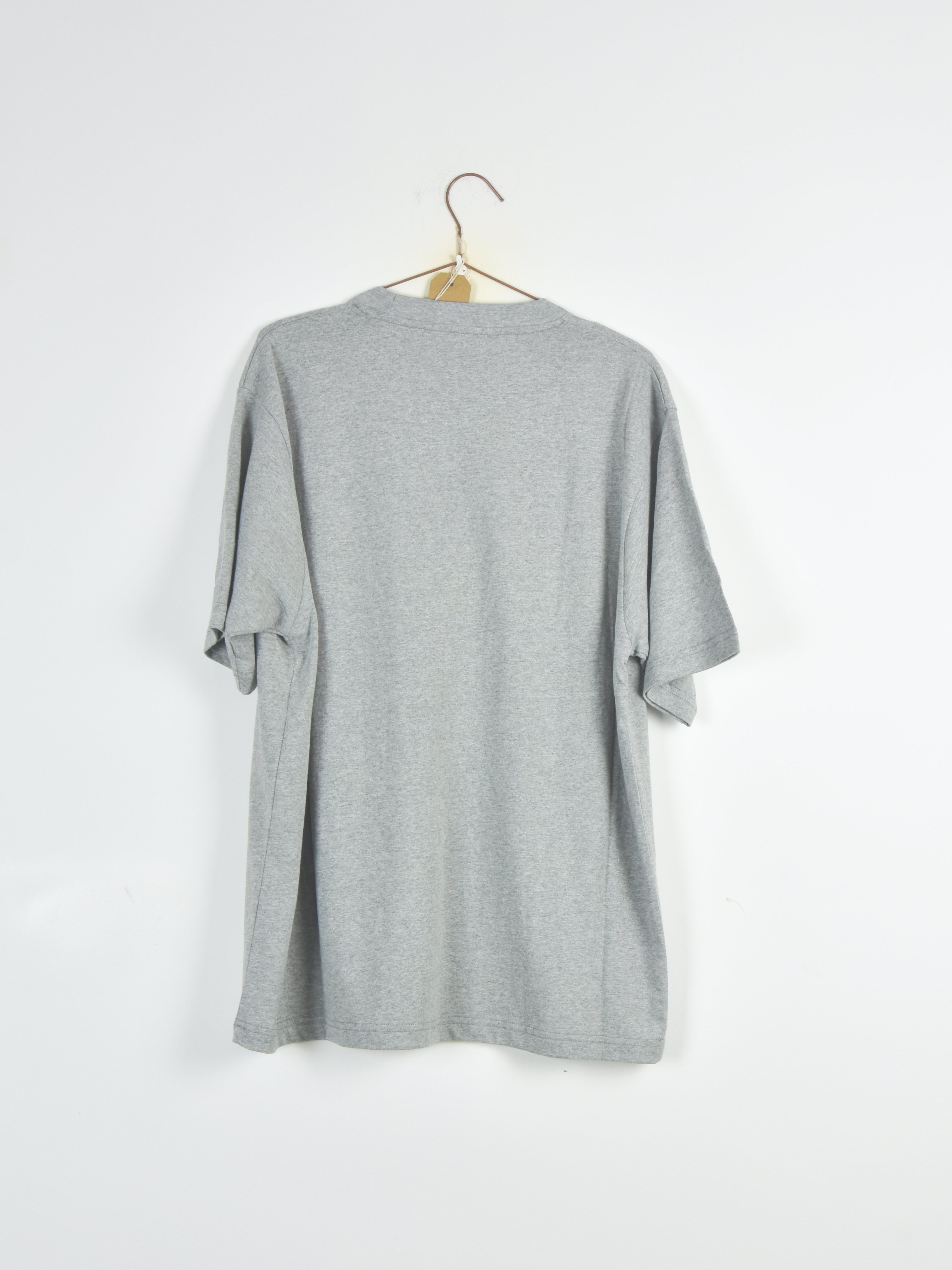 Xl wknd - cupig tee shirt - heather grey plain gray t-shirt