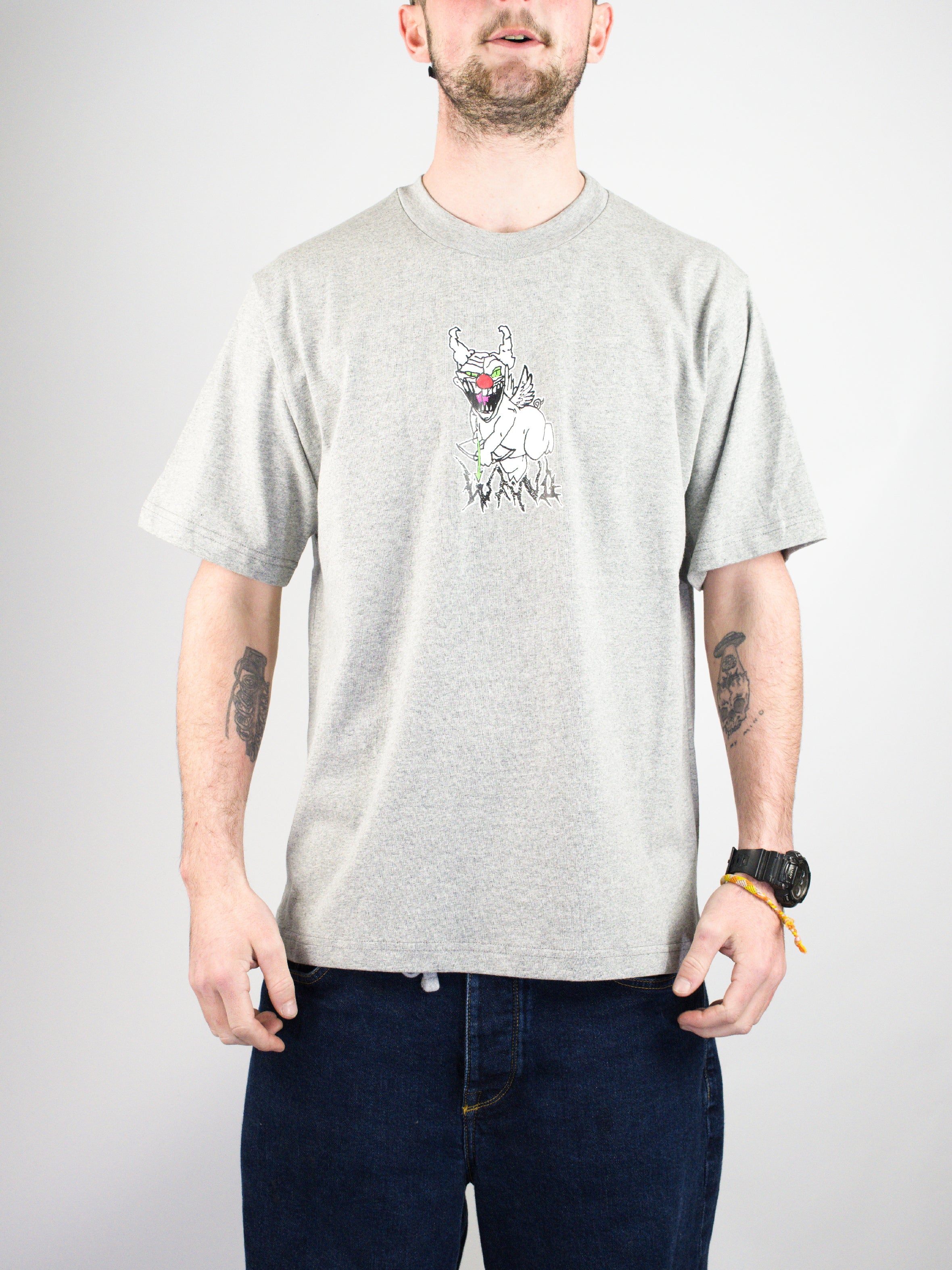 Xl wknd - cupig tee shirt - heather grey light gray t-shirt