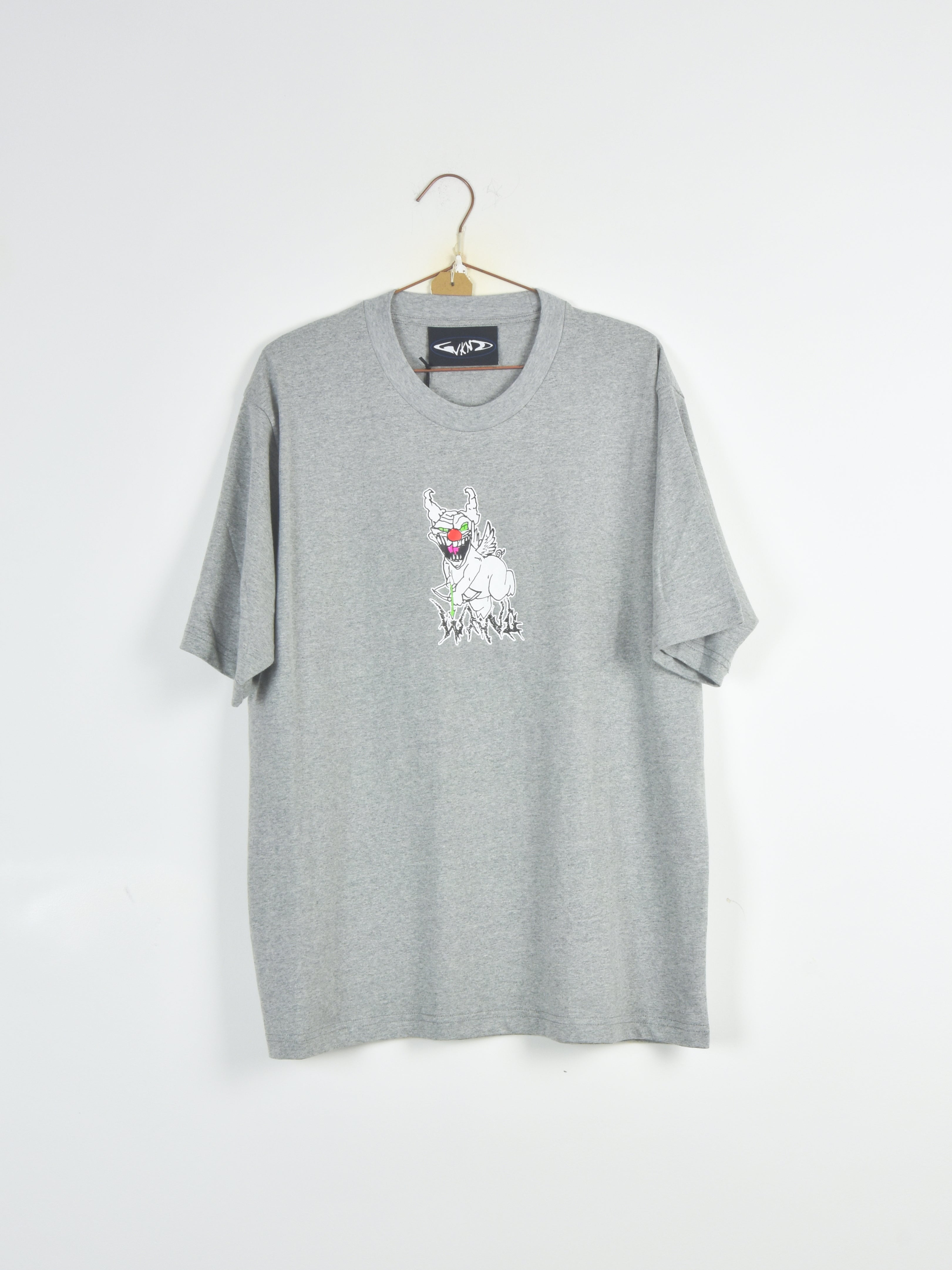 Xl wknd - cupig tee shirt - heather grey grey t-shirt white