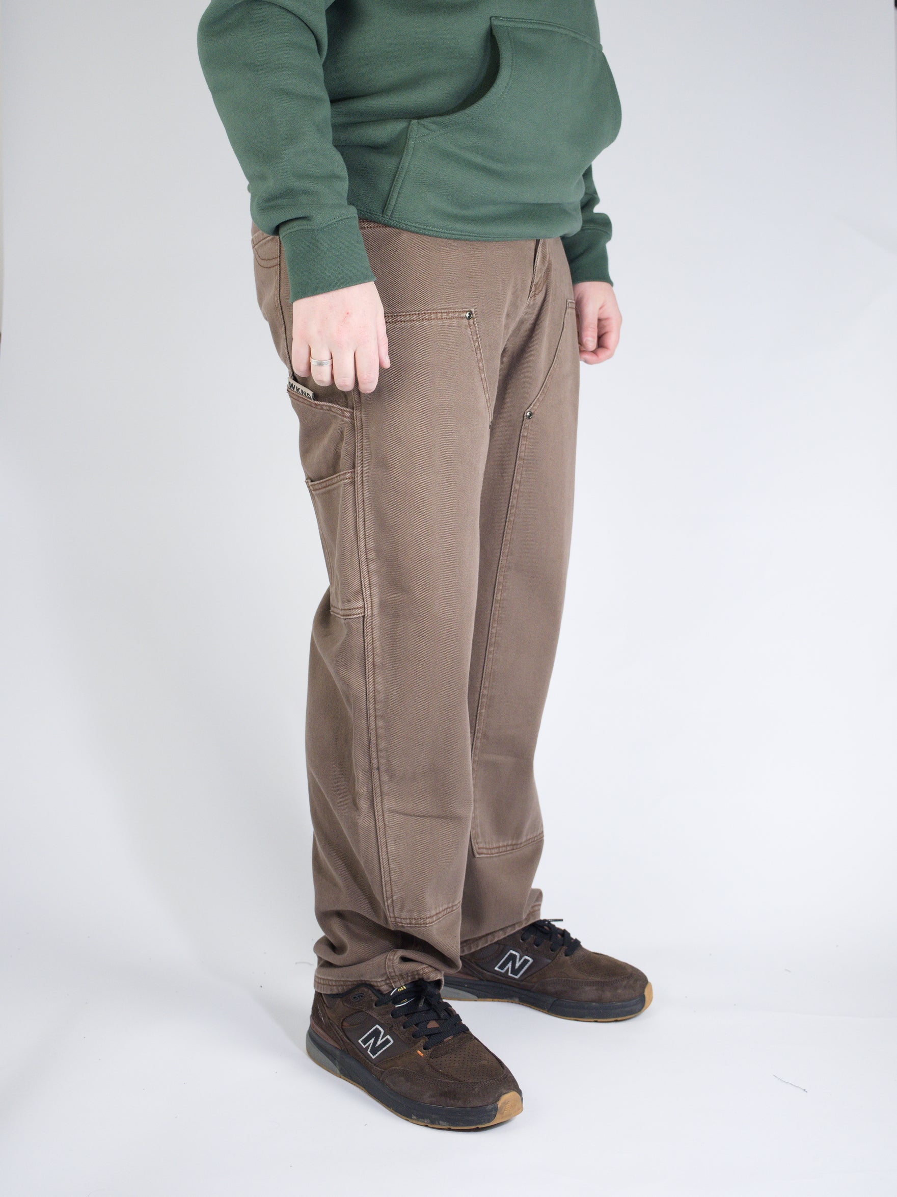 Wknd - damn near carpenter jeans - washed brown