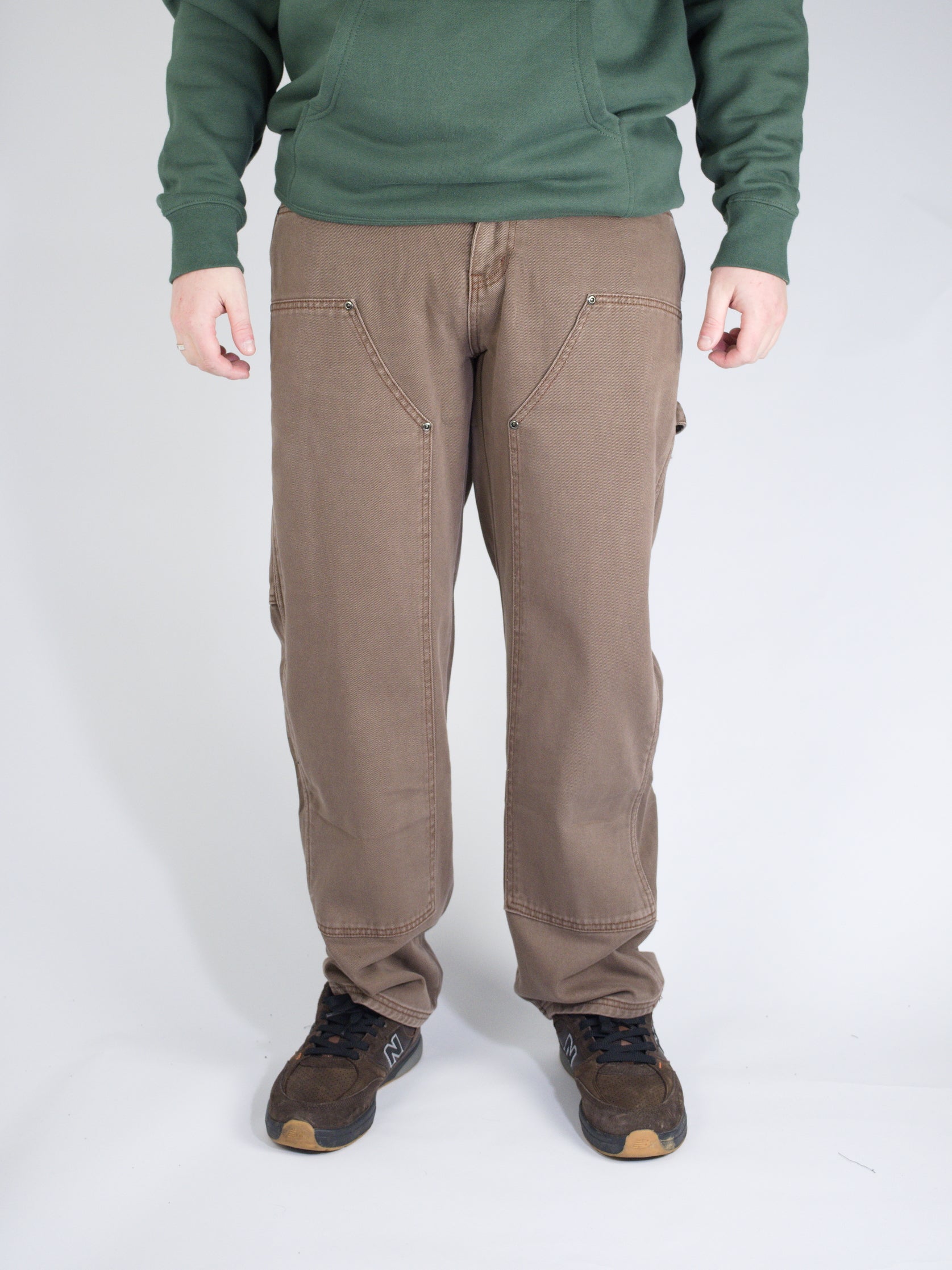 Wknd - damn near carpenter jeans - washed brown