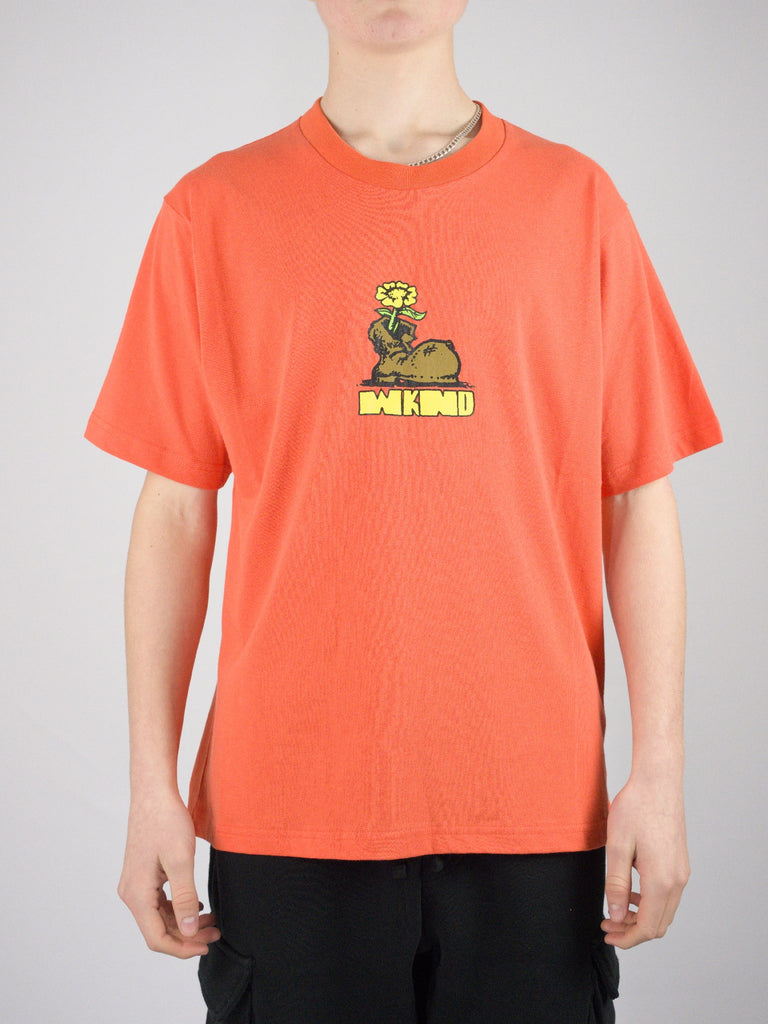 Wknd das boot tee shirt – soft orange grind supply company uk