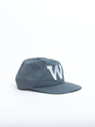 Wknd eddy unstructured 6 panel snap back metal grey / white cap