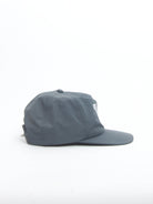 Wknd eddy unstructured 6 panel snap back metal grey / white cap