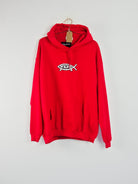 Wknd - evo fish hoodie - red