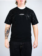 Wknd - fishbone emblem tee - faded black