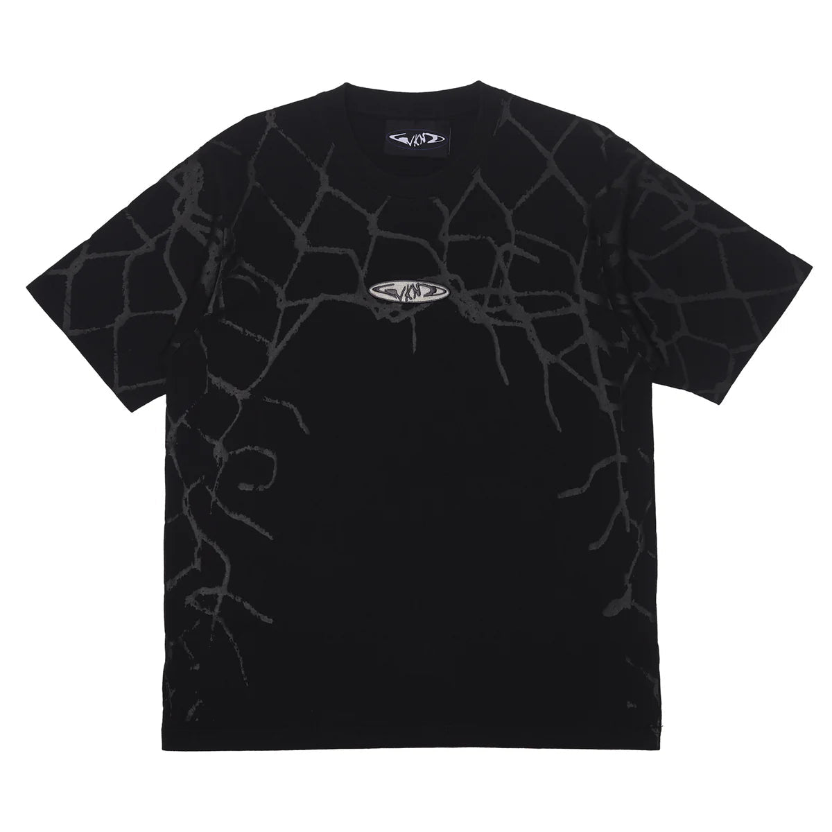 Wknd - fishbone emblem tee - faded black