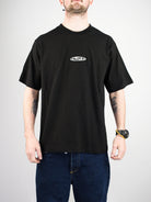 Xl wknd - fishbone emblem tee shirt - black - xl last black t-shirt oval