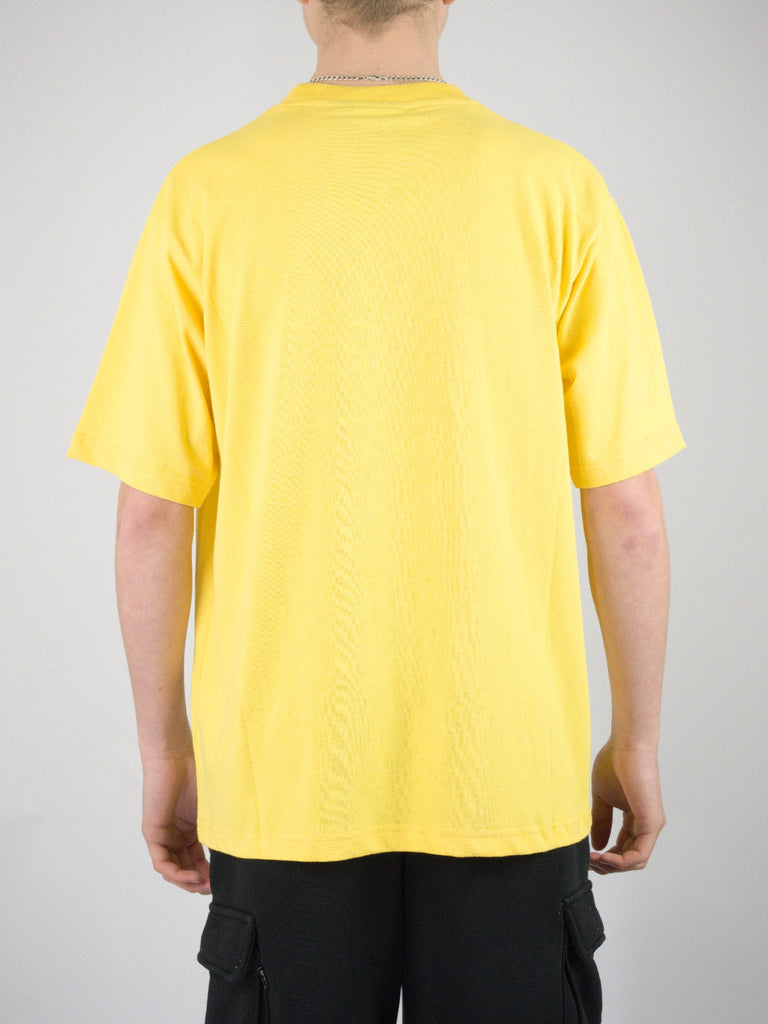 Wknd fishbone emblem tee shirt – yellow grind supply company uk