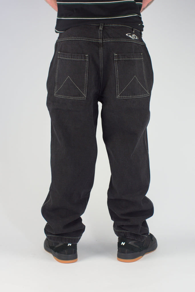 Wknd - Gene’s Jeans Heavyweight Black / White Fast Shipping Grind Supply Co Online Skateboard Shop