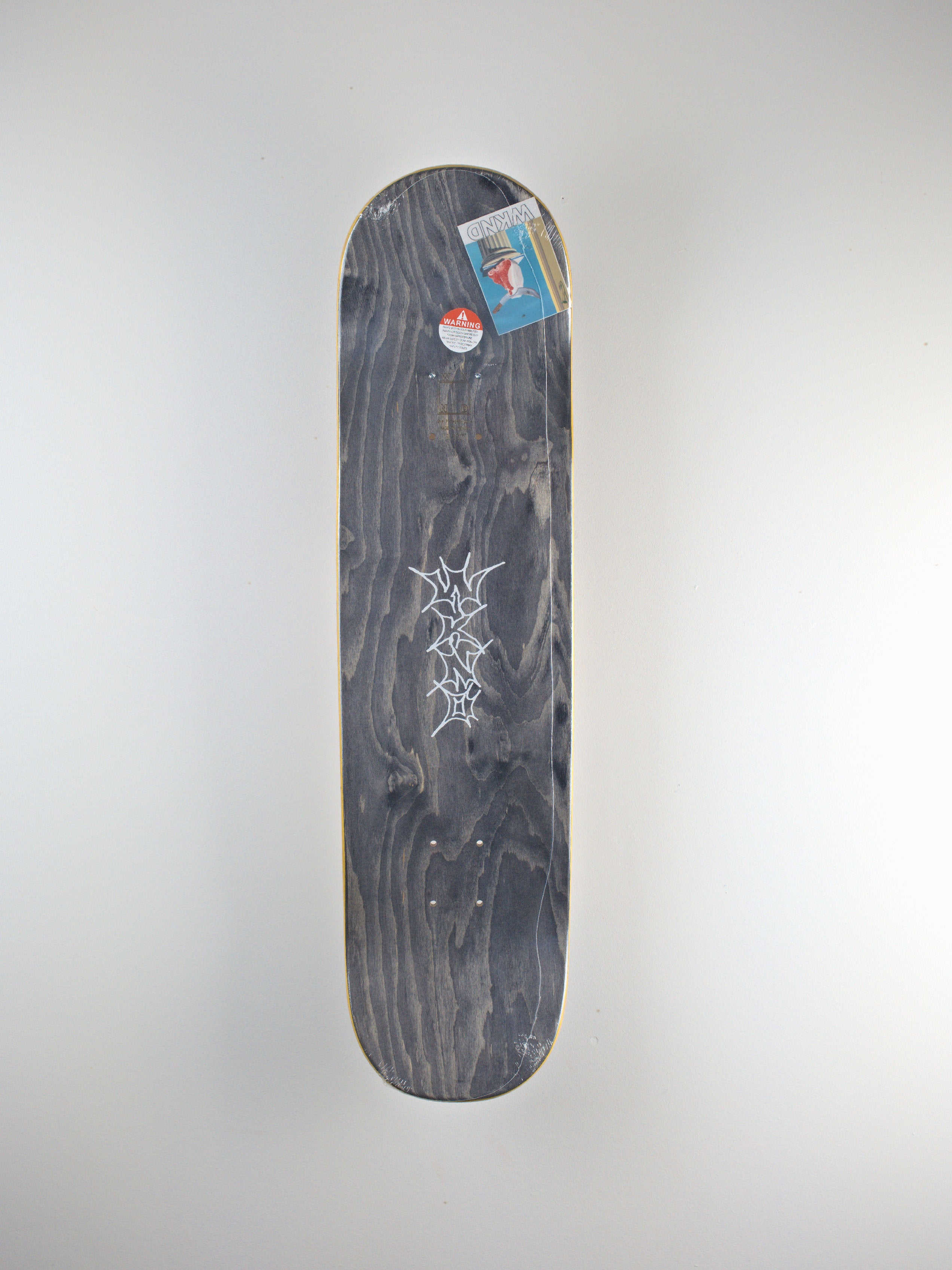 Wknd - ’last life’ christian maalouf pro model skateboard deck - 8.25 va shape dark gray skateboard