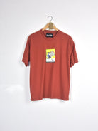 Wknd - sitter tee shirt - rusty red rust-colored t-shirt rectangular