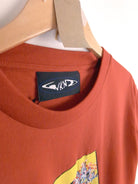 Wknd - sitter tee shirt - rusty red orange t-shirt clothing