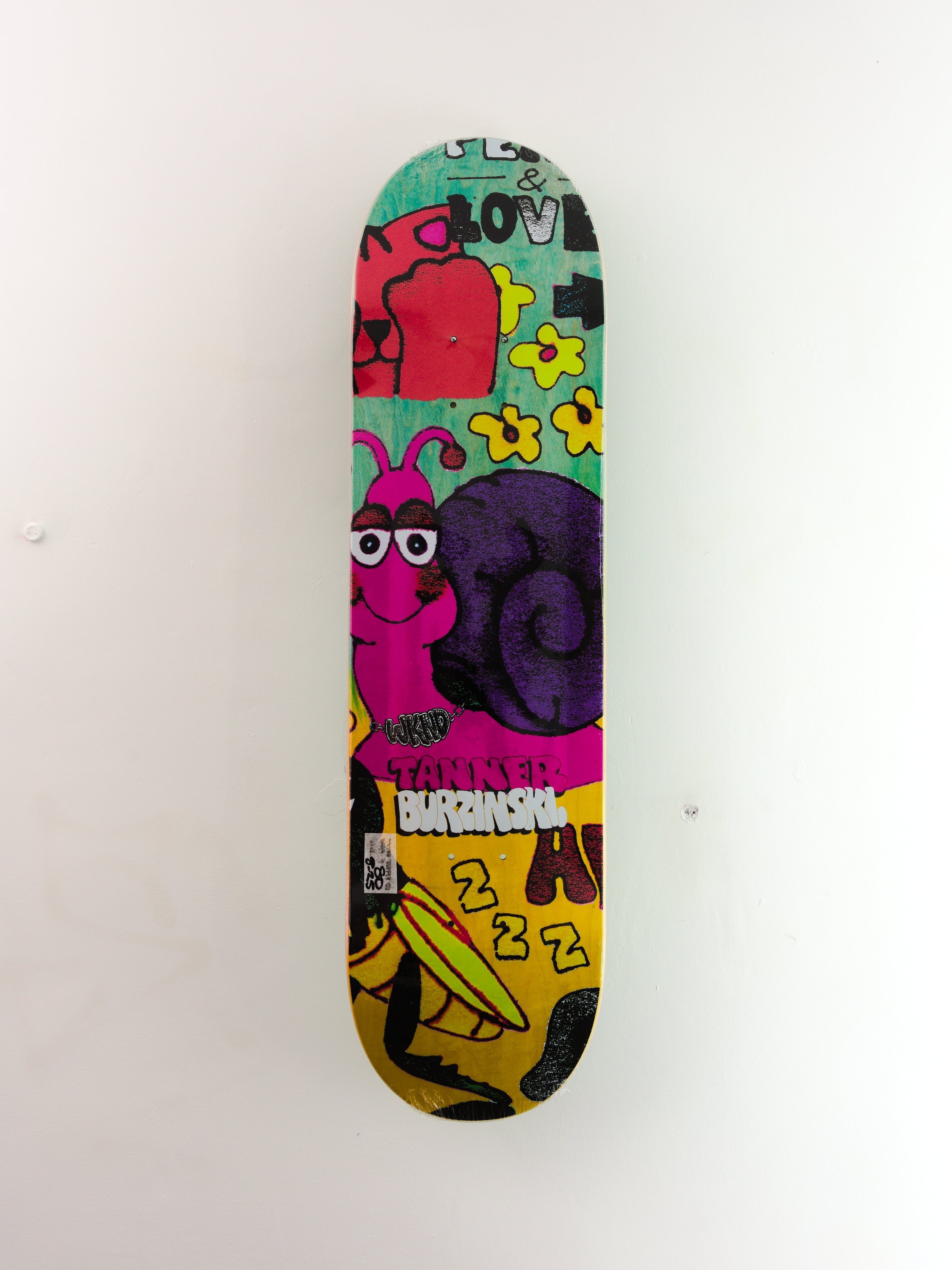 Wknd - ’slime’ tanner burzinsk pro skateboard deck - 8.25