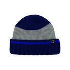 Wknd - stripe beanie - blue