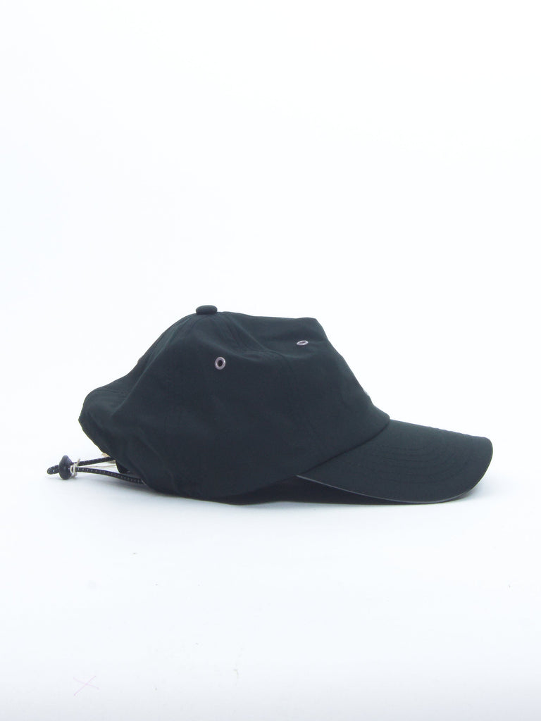 Wknd - techie soft construction 6 panel dad cap - black
