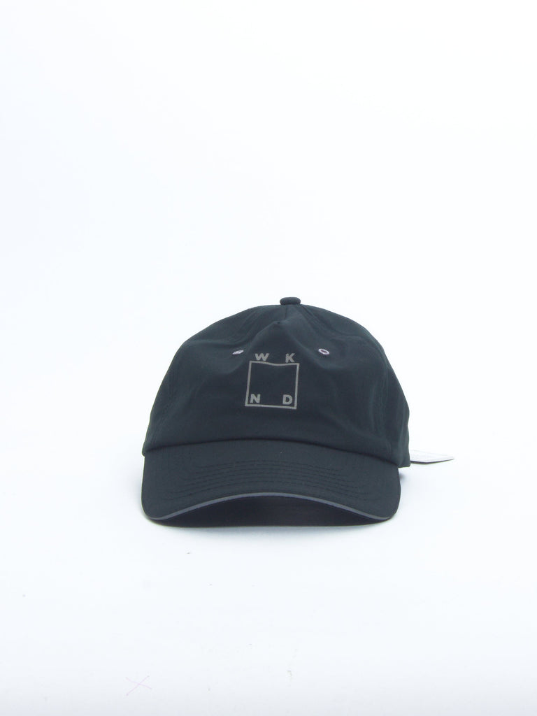 Wknd - techie soft construction 6 panel dad cap - black