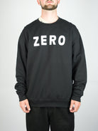 Zero - army crew neck pull over - black