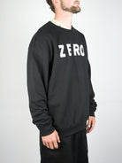 Zero - army crew neck pull over - black