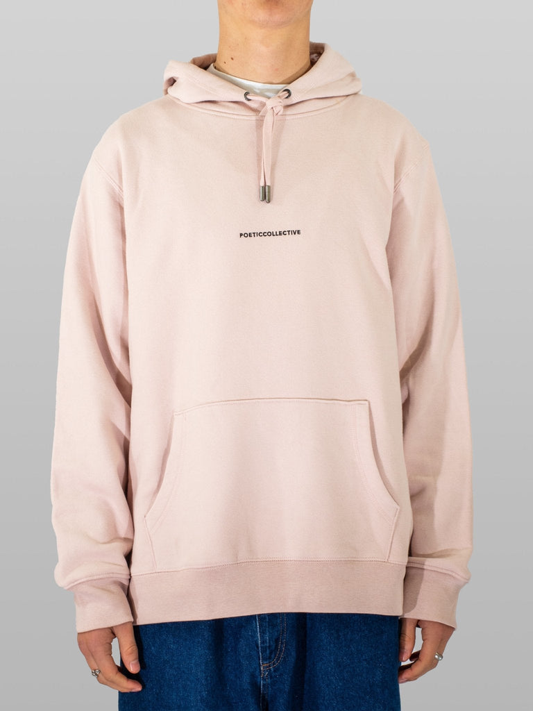Poetic Collective - Box - Heavyweight Fleece Hooded Sweatshirt - Pink/ Black Hoodie Fast Shipping