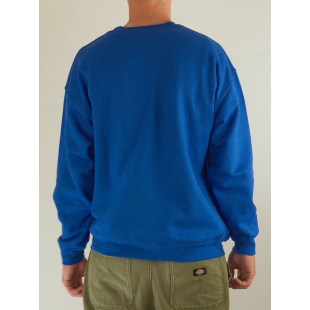 Wknd - Outline - Crew - Sweatshirt - Royal Blue Fast Shipping - Grind Supply Co - Online Skateboard Shop